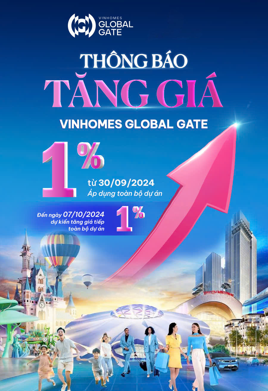 Thông báo tăng giá Vinhomes Cổ Loa