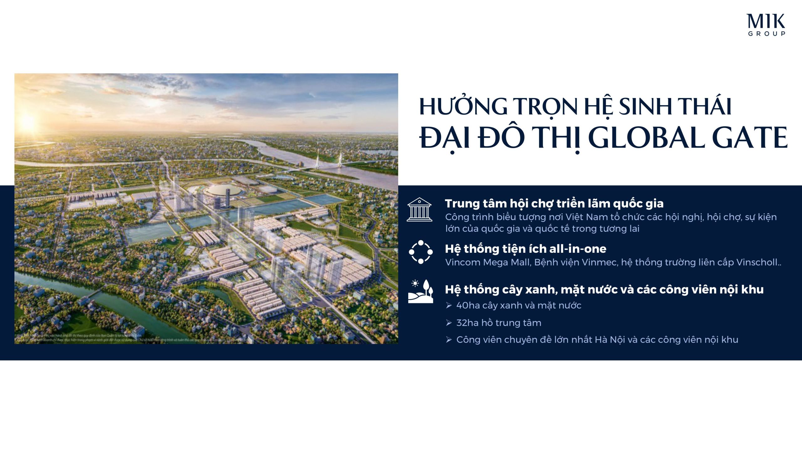 Đặc biệt Imperia Signature Cổ Loa thừa hưởng hệ sinh thái tiện ích của Vin Global Gate