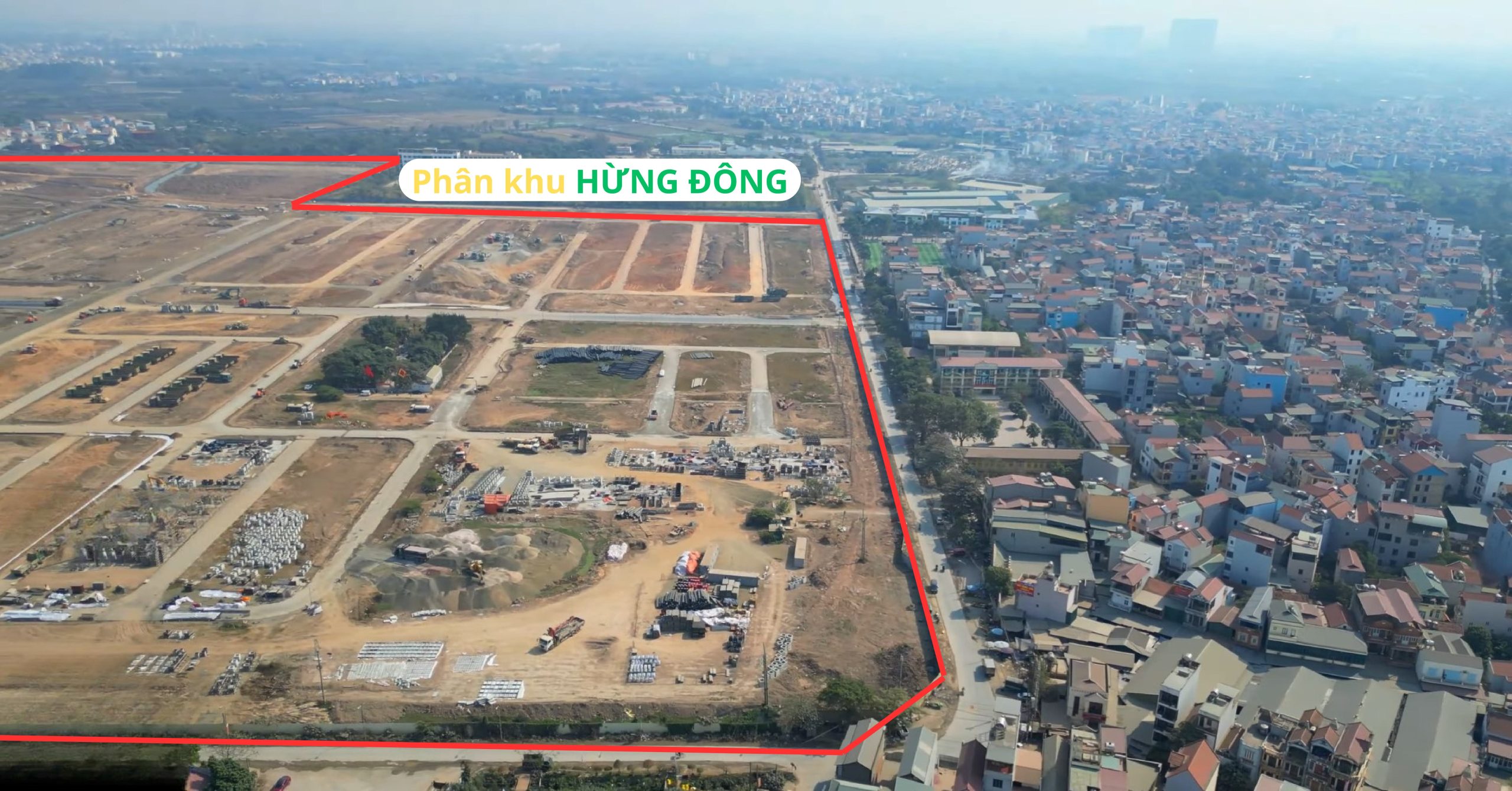 Ngoài ra, phân khu Hừng Đông tiếp giáp với khu dân cư hiện hữu điều năng giúp khả năng kinh doanh tại đây trở nên nhộn nhịp hơn