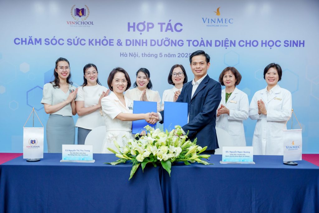 Tiện ích Vinmec và Vinschool hợp tác